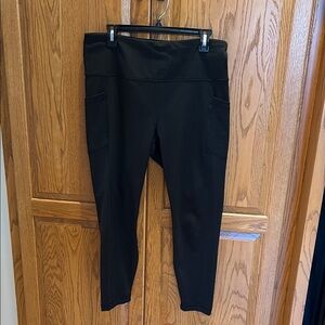 Yogalicious Lux Black Athletic Leggings
